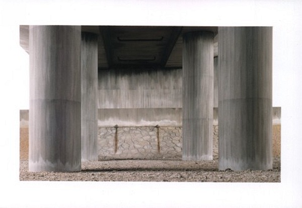 Betonbrcke - Concrete Bridge 1997, C-Print, 99 x 133 cm