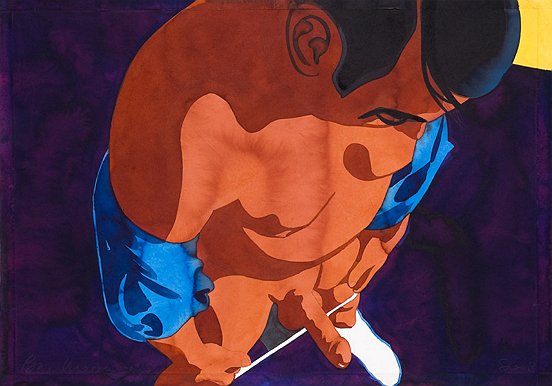 Das GenieII , 2003, 70 x 100 cm, watercolor on paper