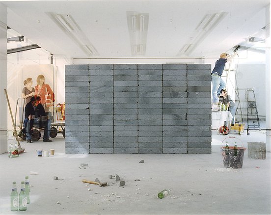 Construction (No.1), 2008, c-type colour photograph on aluminium, 126 x 156 cm