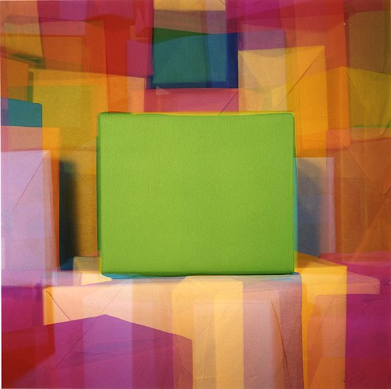 Four Faces Of Green, 2003, c-type photo on aluminium, 128 x 127 cm